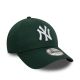 3. New Era 9FORTY League Essential MLB NY New York Yankees Cap Green - 60471456