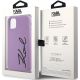 8. Karl Lagerfeld KLHCN61SKSVGU iPhone 11 / Xr 6.1" purple/purple hardcase Silicone Signature
