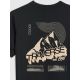 8. Men's regular printed T-shirt 4F 4FRAW25TTSHM3377-20S