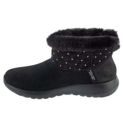2. Skechers Slip-Ins: On-The-Go Joy - Cozy Shimmer 144816-BBK Black 36