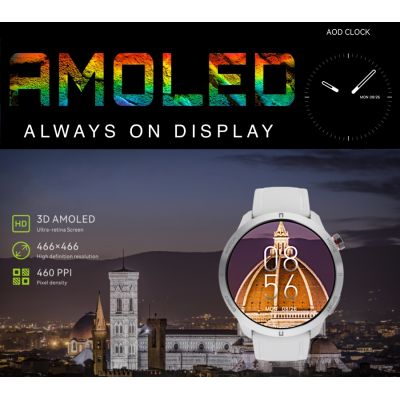 6. Women's Smartwatch RUBICON RNCF14 Rose Gold/White SMARUB251