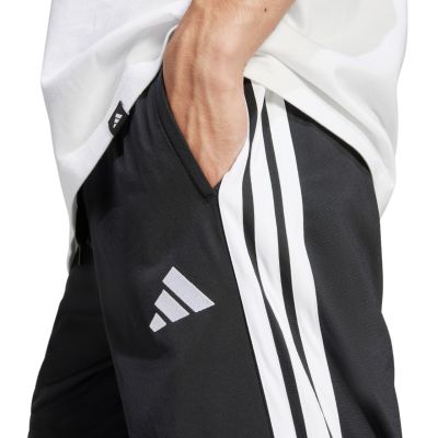 5. Men's adidas 3-Stripes Tricot Regular-Fit Open Hem Pants Black JI8802