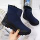 7. Waterproof navy blue DK winter snow boots