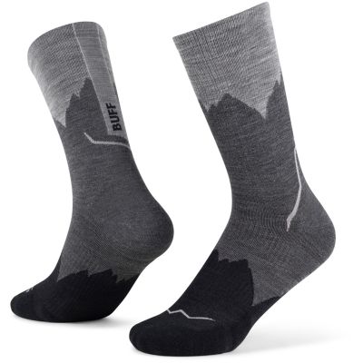 Buff MERINO LIGHTWEIGHT CREW SOCK LWC3 BLACK L socks