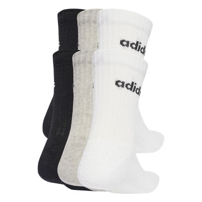 2. Adidas Linear Crew Socs Cushioned 6P JL6095 socks