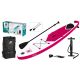 18. SUP BOARD SET 150KG INFLATABLE HONOLULU 320x76x15CM RED
