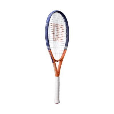 8. Wilson Roland Garros Elite RKT 3 4 3/8 navy blue and orange tennis racket WR193210U3