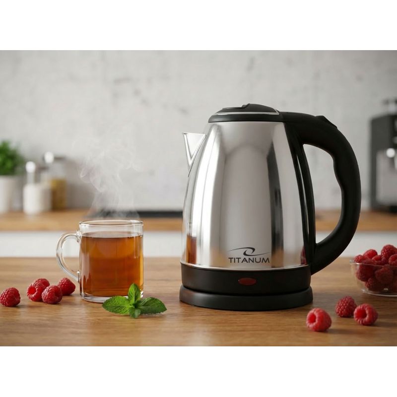 18. TITANUM ELECTRIC KETTLE RORAIMA 1.8 L SILVER TKK102S