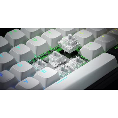 14. HATOR Skyfall 65 MAG ULTIMA 8K wireless keyboard Gaming USB + RF Wireless + Bluetooth QWERTY US English Black, White