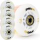 5. ENERO PRO PU ROLLER SKATE WHEELS 64 MM 4 PCS WITH ABEC 7 LED BEARINGS