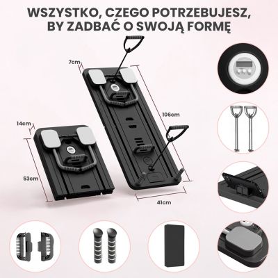 7. Extralink | Pilates Board | Reformer for Abdominal Exercises and Push-Ups