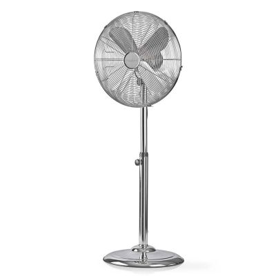 2. Nedis 50W chrome pedestal fan