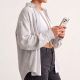 16. Tech-Protect C10S Crossbody Phone Lanyard (114 cm) + Wrist Strap (31 cm) - Beige Titanium