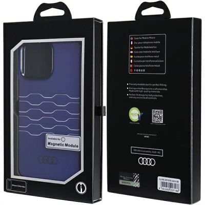 7. Audi IML MagSafe case for iPhone 15 Pro Max - blue
