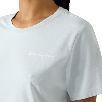 4. Champion Women's Short Sleeve T-shirt, Sky Blue 118408 BS224
