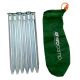 9. TENT PEGS 23CM SET 6 PCS METAL