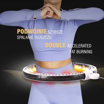 10. Hula Hop HMS HHM16 with magnet and weight white + counter