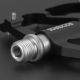 6. Rockbros 2020-12BBK Platform Aluminum Bicycle Pedals - Black