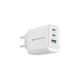 3. Conceptronic ALTHEA21W65 Mobile Device Charger Universal White AC Fast Charging Internal