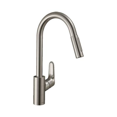 5. Hansgrohe Focus M41 kitchen faucet with pull-out spout