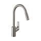 5. Hansgrohe Focus M41 kitchen faucet with pull-out spout