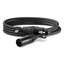 RODE XLR3M 3m XLR Audio Cable Black