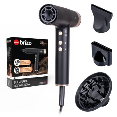 13. ELDOM HAIR DRYER HT270 BRIZO 2000W SUPER-SILENT TECHNOLOGY 3 AIRFLOW LEVELS, IONIZATION AUTO-CLEANING FUNCTION;