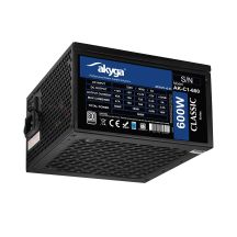 Akyga AK-C1-600 Power Supply Module 600W 24-pin ATX ATX Black