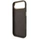 7. Guess 4G Strass Logo & Big Strap Metal Buttons MagSafe Case for iPhone Air - Brown