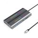 Orico XCR 12in1 RGB USB-C Docking Station 3x USB-A USB-C PD 100W HDMI 4K VGA RJ45 Gigabit SD and microSD Card Reader - Gray