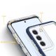 4. Clear 3in1 case for Samsung Galaxy S23+ silicone cover with frame blue