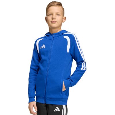 4. adidas Tiro 26 League Sweat Full Zip Hoodie for Kids Blue KF9102