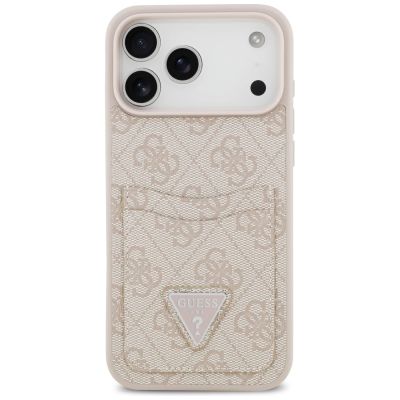 3. Guess 4G Nauble Card Triangle Case for iPhone 17 Pro Max - Pink