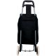 10. TROLLEY SHOPPING BAG ON WHEELS WITH FRAME 31L BLACK