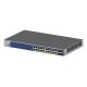9. Switch Netgear GS728TXPv3 28p PoE 190W (PoE+: 24p) Managed Gigabit/10G