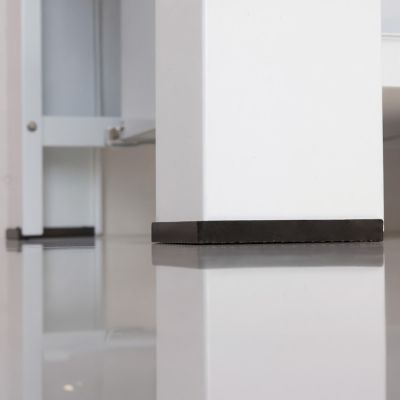 7. Maclean Washer/Dryer Stand with Drawer, Max Load 150kg, White, MC-117 W