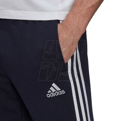 11. Adidas Essentials Tapered Elastic Cuff 3 Stripes Pant M GK8830