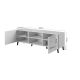 ABETO TV cabinet 150x42x52 black/gloss black