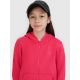 Girls' sweatshirt with a zipper and a hood 4F 4FJWSS25TSWSF1706-55S