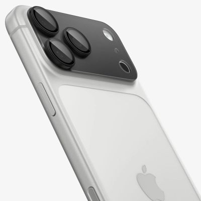 3. Spigen Optik Pro XL Glas.tR EZ Fit Tempered Glass Camera Screen Protector for iPhone 18 Pro Max - Dark Gray