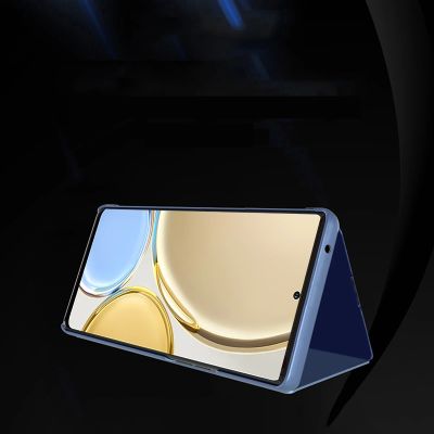 3. Clear View Case case for Honor X9 / X9 5G / X30 / Magic4 Lite flip cover black