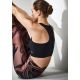 6. CASALL Heart Shape Sport Top Black