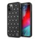 Mercedes Silver Stars Pattern Case for iPhone 12 Pro Max - Black