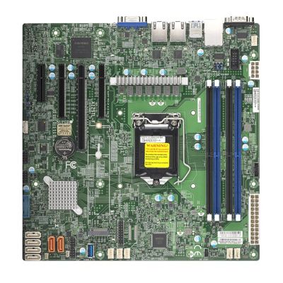 Supermicro X12STL-FB Bulk Intel C252 LGA 1200 (Socket H5) micro ATX