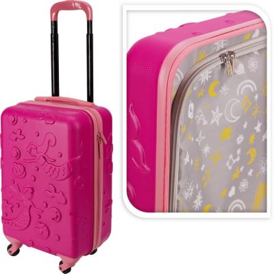 2. PROWORLD KID CABIN TRAVEL SUITCASE 18 INCH - PINK (MERMAID)
