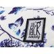7. THE SOCIETY PACK XCLASSIC BACKPACK 181CPR702-72 OFF WHITE BLUE FLOWER ALLOVER