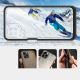 3. Clear 3in1 Case for Samsung Galaxy A22 4G Frame Gel Cover Black