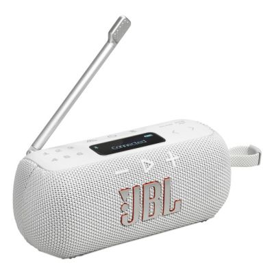 JBL TUNER 3 speaker (white, wireless, with FM and DAB+ radio)