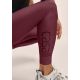 5. CASALL Women's Graphic High Waist Tights Training Leggings Burgundy