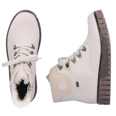 8. Waterproof beige women's hiking boots Rieker Y3433-60